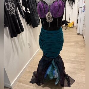 Purple and Teal Mermaid costume /gown